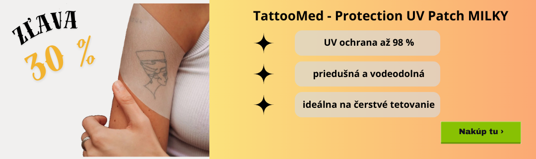 Zľava 30 % TattooMed - Protection UV Patch MILKY (10 cm x 20 cm)