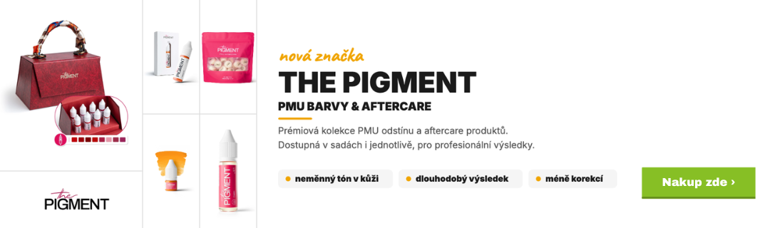 The Pigment nov&aacute; značka PMU barev