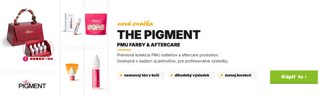 The Pigment nov&aacute; značka PMU farieb